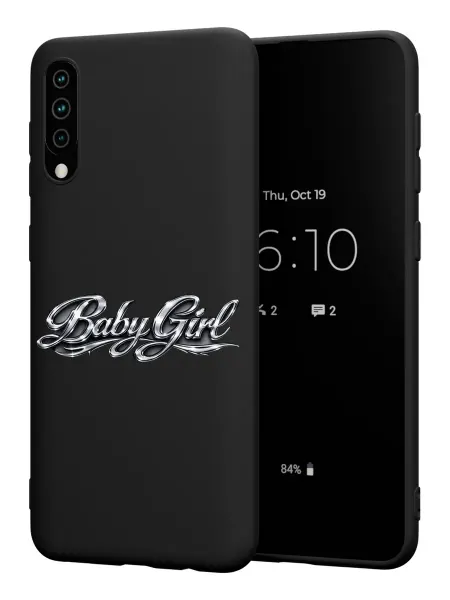 FACTORIA Чехол на Samsung A50 A30S A50S с принтом Надпись Baby Girl