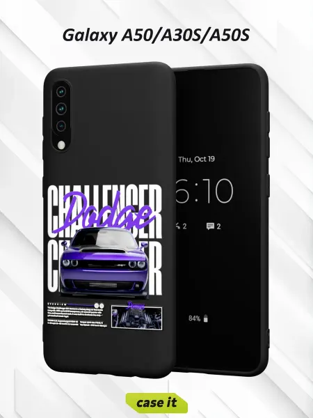 Case it Чехол на Samsung A50 A30S A50S с принтом Dodge