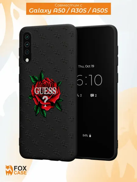 Fox Case Чехол на Samsung A50 A30S A50S с принтом Guess