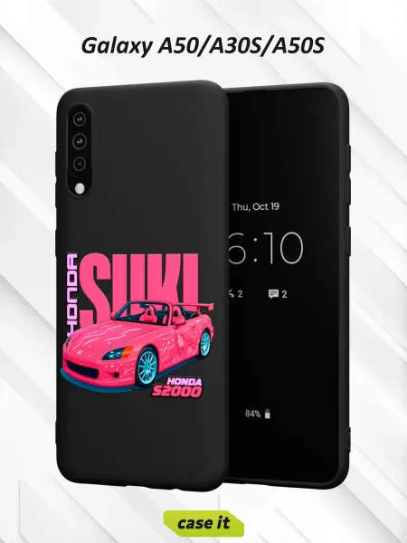 Case it Чехол на Samsung A50 A30S A50S с принтом Honda