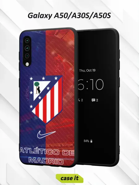 Case it Чехол на Samsung A50 A30S A50S с принтом Атлетико Мадрид