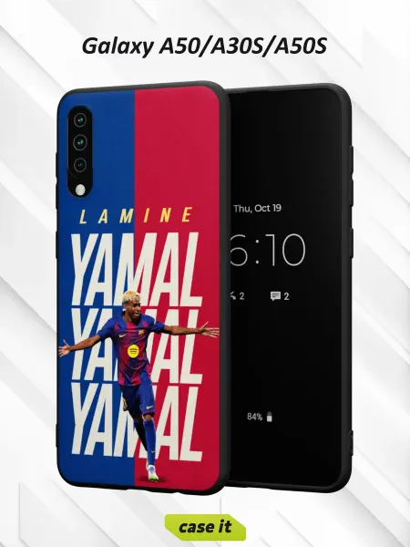 Case it Чехол на Samsung A50 A30S A50S с принтом Ламин Ямаль