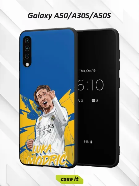 Case it Чехол на Samsung A50 A30S A50S с принтом Лука Модрич