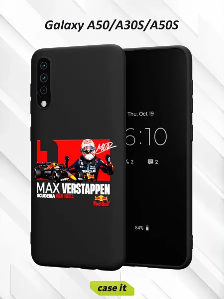 Case it Чехол на Samsung A50 A30S A50S с принтом Макс ферстаппен