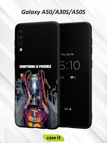 Case it Чехол на Samsung A50 A30S A50S с принтом Месси