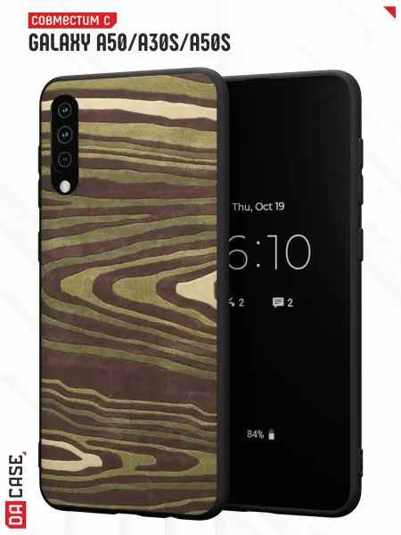 DACase Чехол на Samsung A50 A30S A50S с принтом Цветы