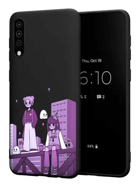 FACTORIA Чехол на Samsung A50 A30S A50S с принтом Девушка Аниме