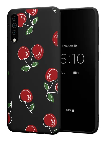 FACTORIA Чехол на Samsung A50 A30S A50S с принтом Вишенки