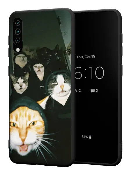 FACTORIA Чехол на Samsung A50 A30S A50S с принтом Котики