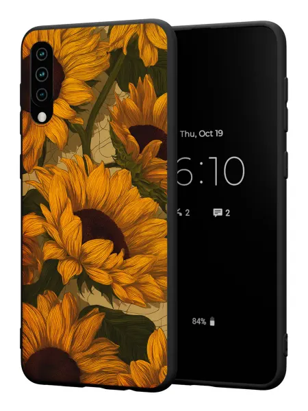 FACTORIA Чехол на Samsung A50 A30S A50S с принтом Подсолнух