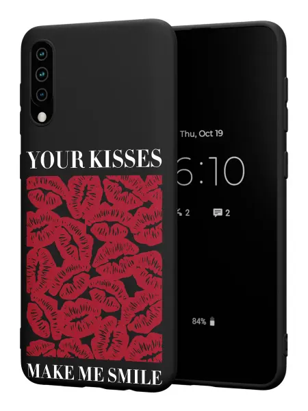 FACTORIA Чехол на Samsung A50 A30S A50S с принтом Поцелуи