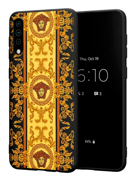 PBl store Чехол на Samsung A50 A30S A50S с принтом Versace