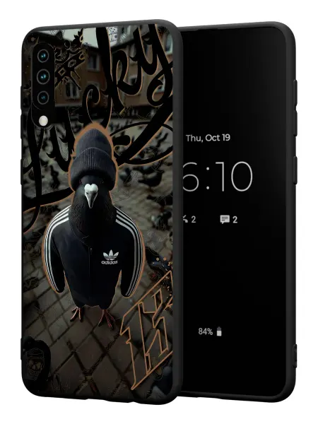 PBl store Чехол на Samsung A50 A30S A50S с принтом Голубь в адике