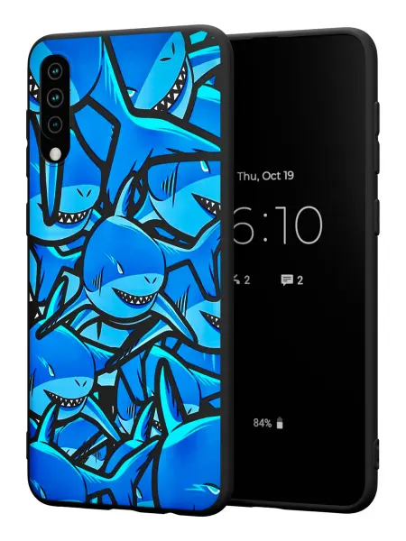 PBl store Чехол на Samsung A50 A30S A50S с принтом Акулы