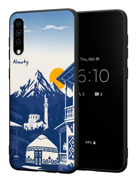 PBl store Чехол на Samsung A50 A30S A50S с принтом Алматы