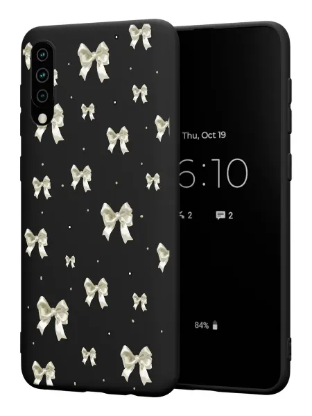 PBl store Чехол на Samsung A50 A30S A50S с принтом Бантики
