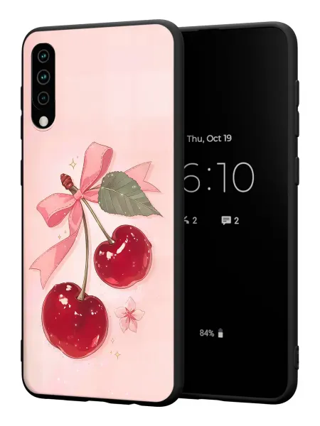 PBl store Чехол на Samsung A50 A30S A50S с принтом Вишенки