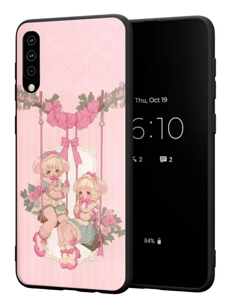 PBl store Чехол на Samsung A50 A30S A50S с принтом Милые девочки