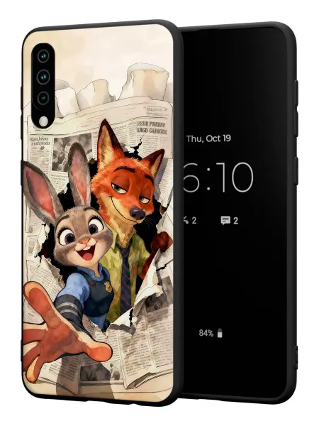PBl store Чехол на Samsung A50 A30S A50S с принтом Зверополис