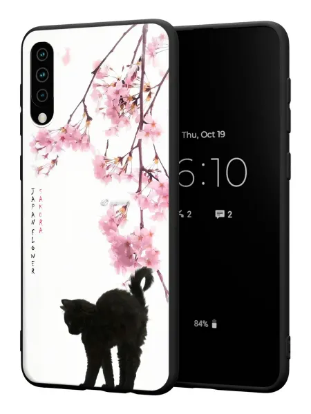 PBl store Чехол на Samsung A50 A30S A50S с принтом Котик