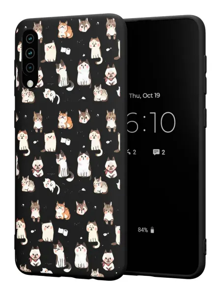 PBl store Чехол на Samsung A50 A30S A50S с принтом Котята