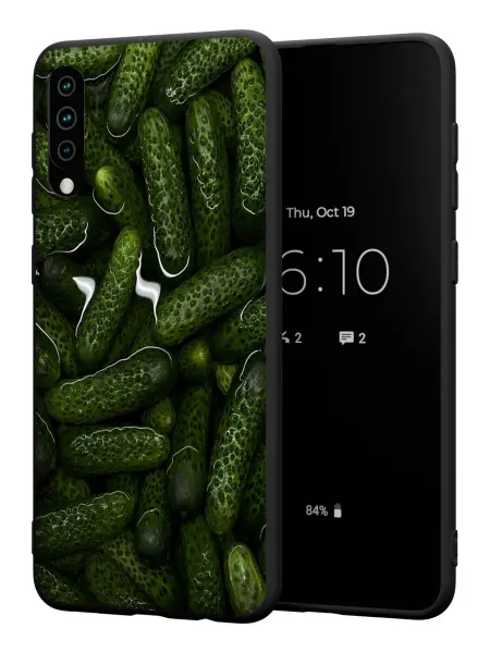 PBl store Чехол на Samsung A50 A30S A50S с принтом Огурцы