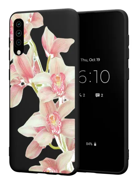 PBl store Чехол на Samsung A50 A30S A50S с принтом Орхидеи
