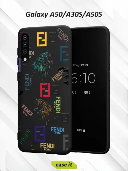 Case it Чехол на Samsung A50 A30S A50Sс принтом Fendi