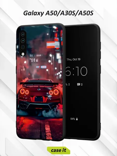 Case it Чехол на Samsung A50 A30S A50Sс принтом Nissan GT-R
