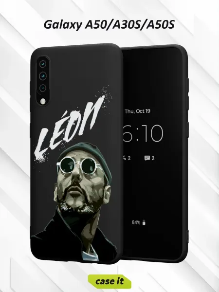 Case it Чехол на Samsung A50 A30S A50Sс принтом Leon