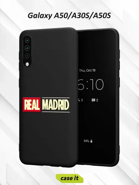 Case it Чехол на Samsung A50 A30S A50Sс принтом Real Madrid FK
