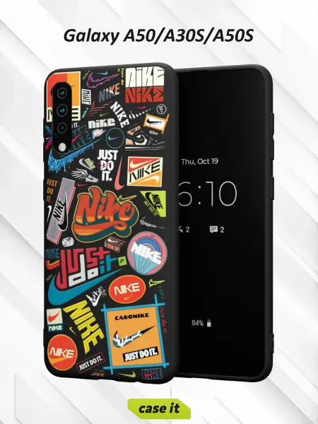 Case it Чехол на Samsung A50 A30S A50Sс принтом Nike