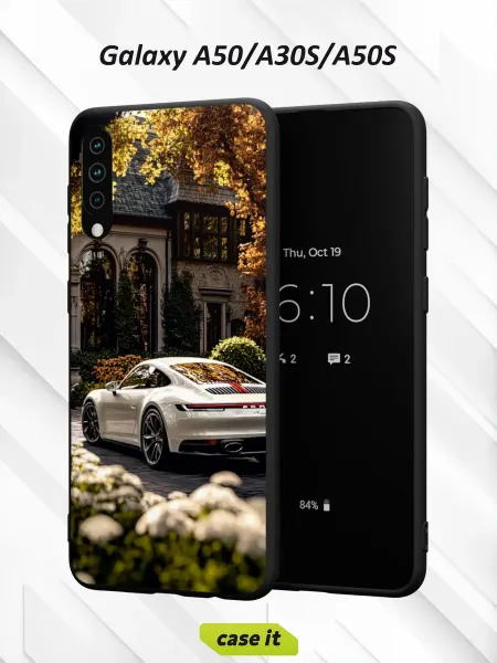 Case it Чехол на Samsung A50 A30S A50Sс принтом Porsche