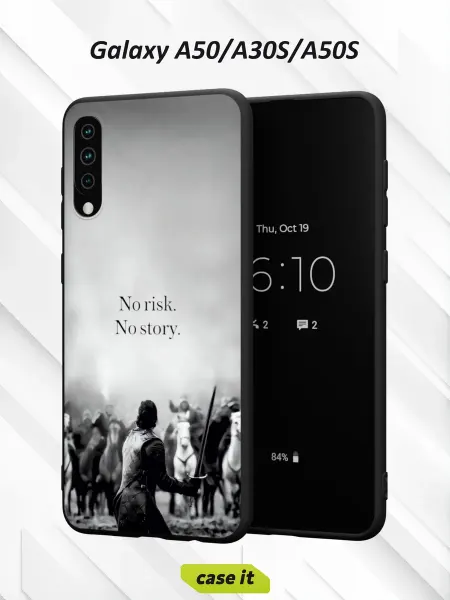 Case it Чехол на Samsung A50 A30S A50Sс принтом No risk