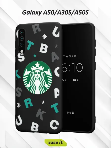 Case it Чехол на Samsung A50 A30S A50Sс принтом Starbucks