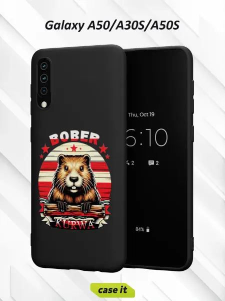 Case it Чехол на Samsung A50 A30S A50Sс принтом Бобер
