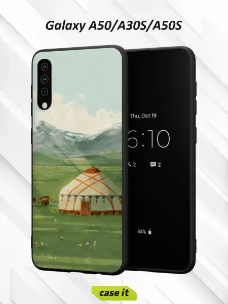 Case it Чехол на Samsung A50 A30S A50Sс принтом Дом в горах