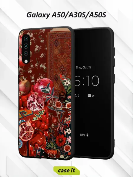 Case it Чехол на Samsung A50 A30S A50Sс принтом Гранат