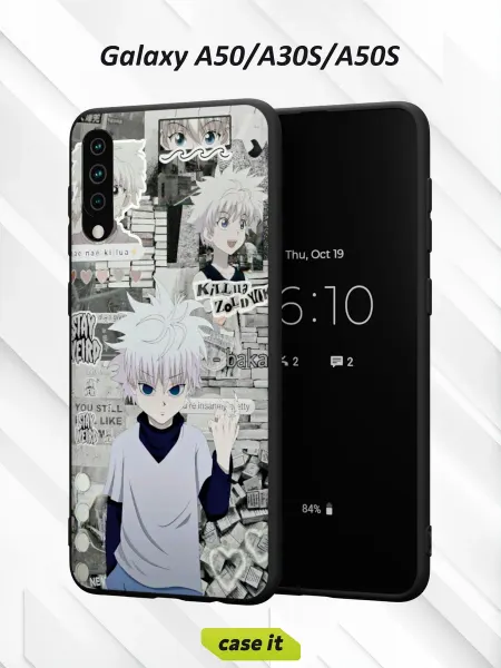 Case it Чехол на Samsung A50 A30S A50Sс принтом Киллуа Золдик