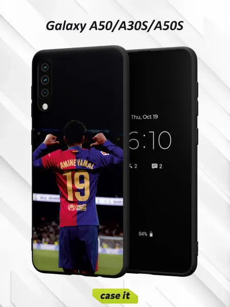 Case it Чехол на Samsung A50 A30S A50Sс принтом Ламин Ямаль