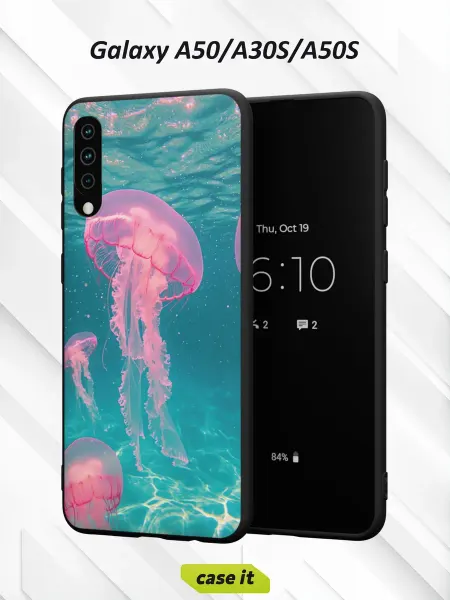 Case it Чехол на Samsung A50 A30S A50Sс принтом Медузы