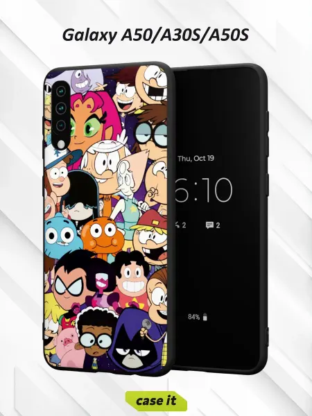 Case it Чехол на Samsung A50 A30S A50Sс принтом Мультяшки