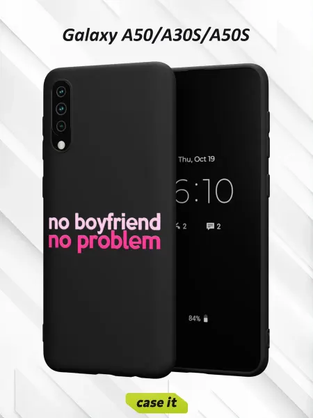 Case it Чехол на Samsung A50 A30S A50Sс принтом Надпись