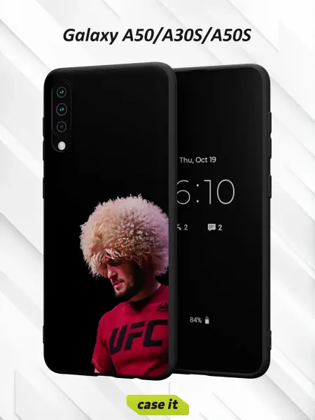 Case it Чехол на Samsung A50 A30S A50Sс принтом Хабиб Нурмагомедов