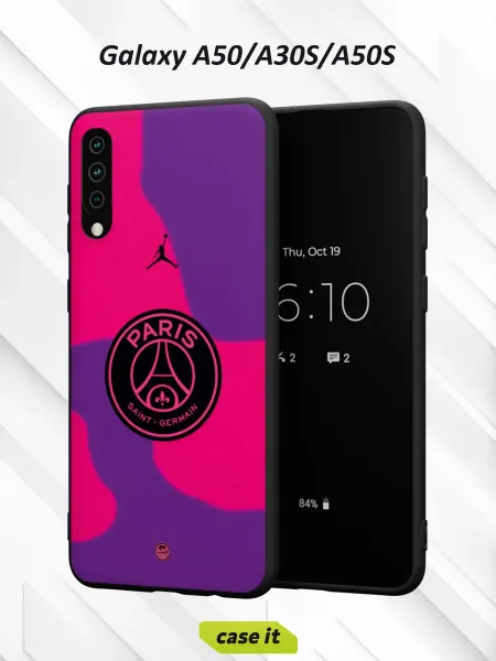 Case it Чехол на Samsung A50 A30S A50Sс принтом Пари Сен-Жермен