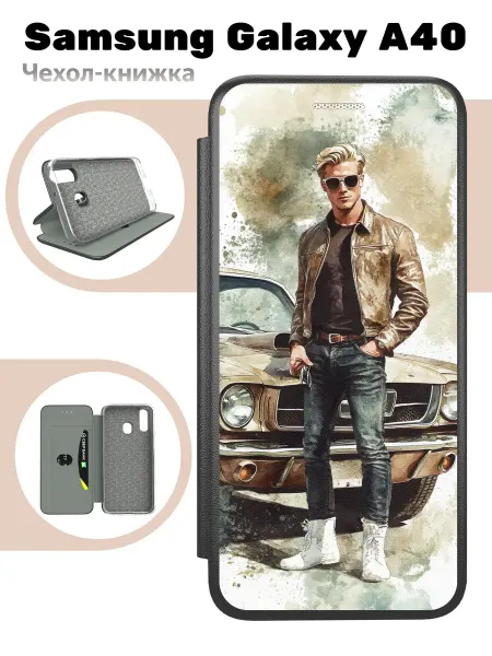 Mobi711 Чехол книжка для Samsung Galaxy A40