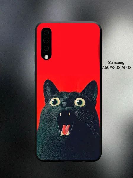 ESSE CASE Чехол на Samsung A50 с котом