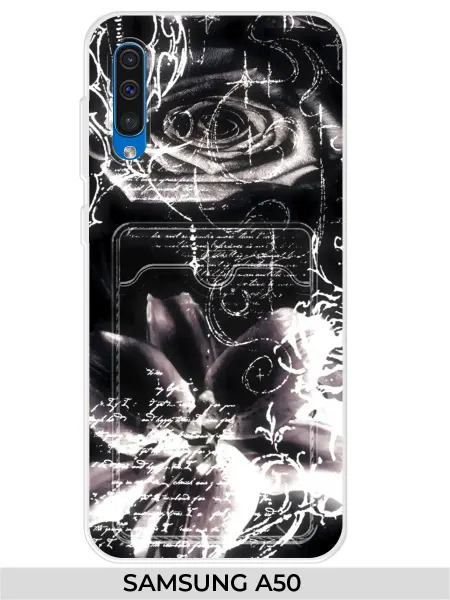 NOOTO Чехол с карманом на Samsung A50 (для Самсунг А50) Готика Y2K