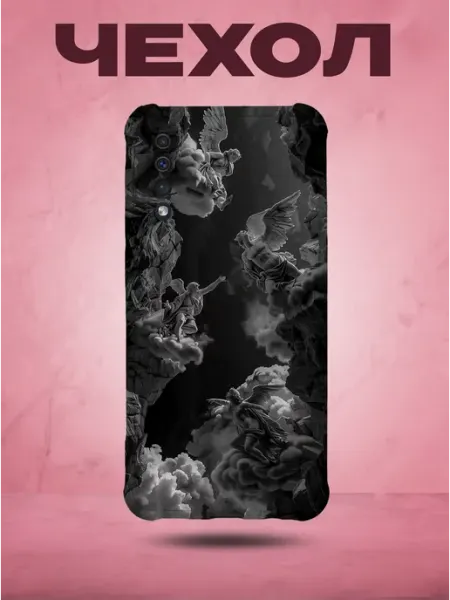 SakuraCase Чехол на Samsung A50 с принтом Ангелы