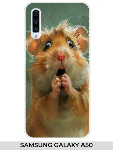 Samsung Чехол на A50 (для Самсунг А50) с хомяком